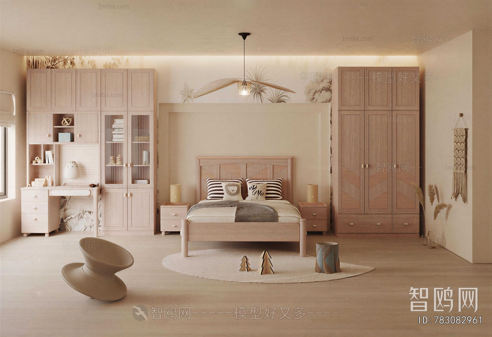 Wabi-sabi Style Bedroom