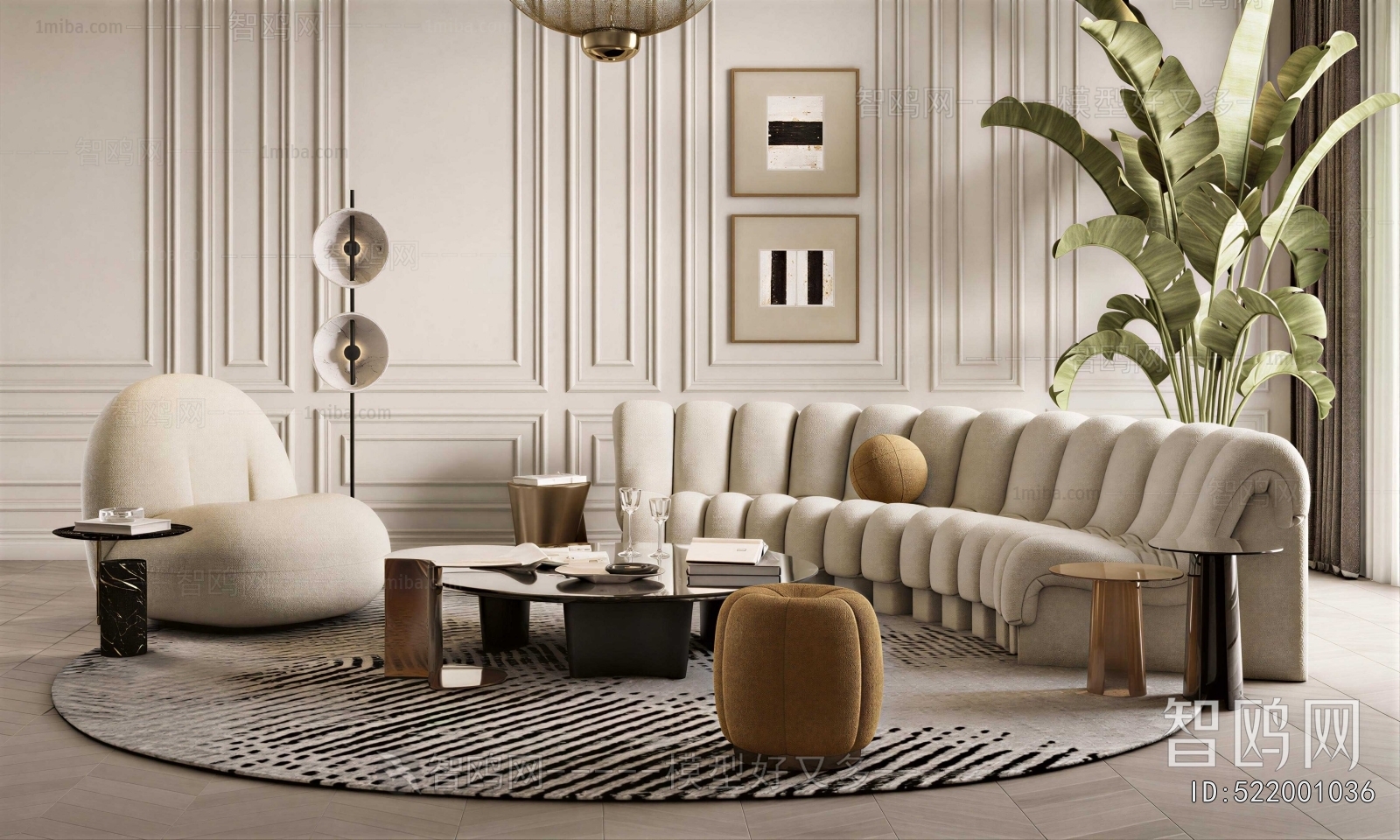 French Style Sofa Combination