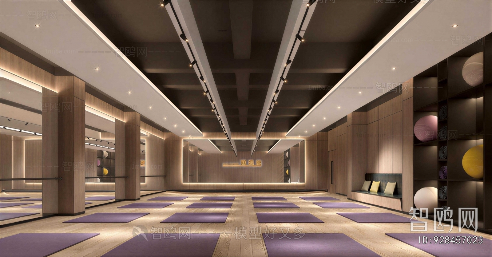 Modern Yoga Room