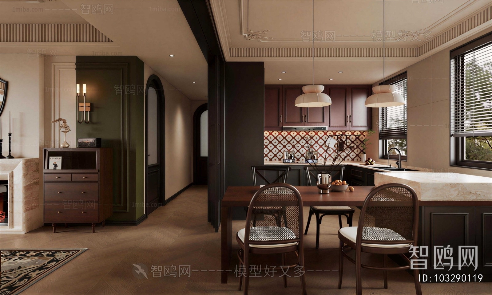 French Style Dining Room