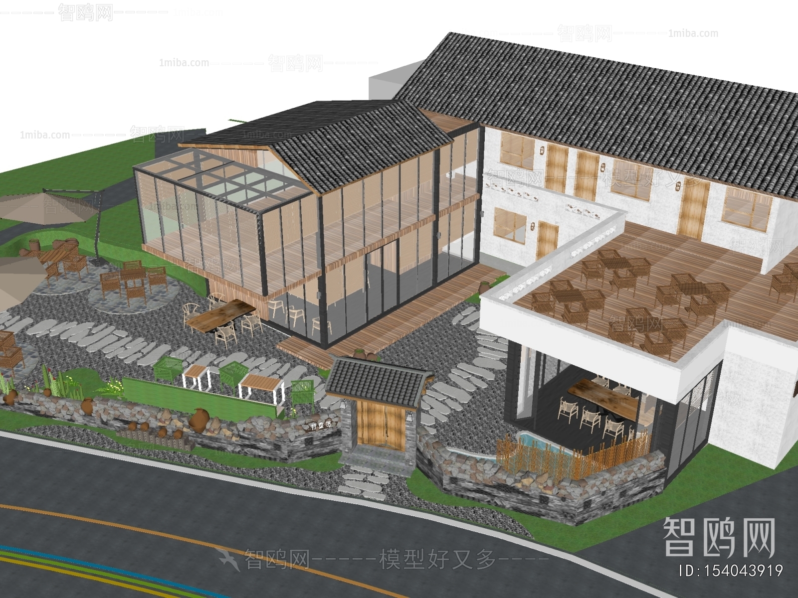 Modern Appearance Of Commercial Building