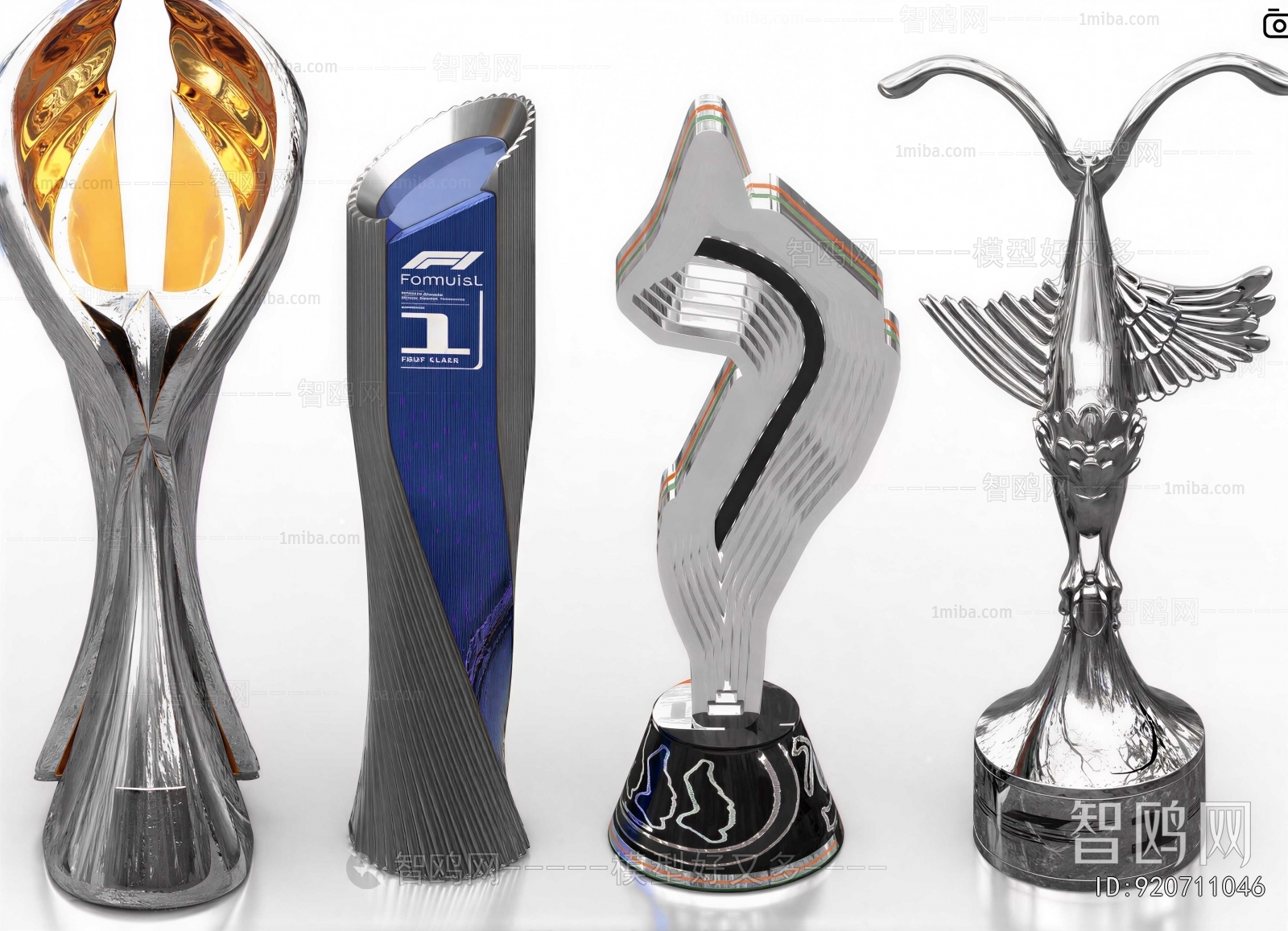 Modern Flag/badge/trophy/certificate