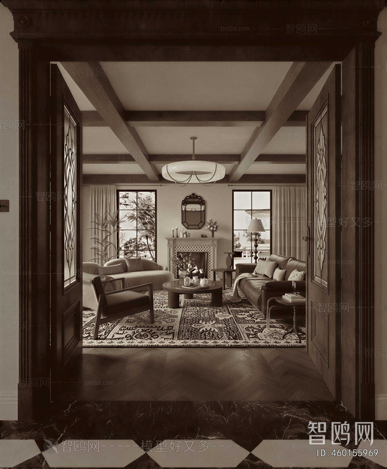 European Style A Living Room