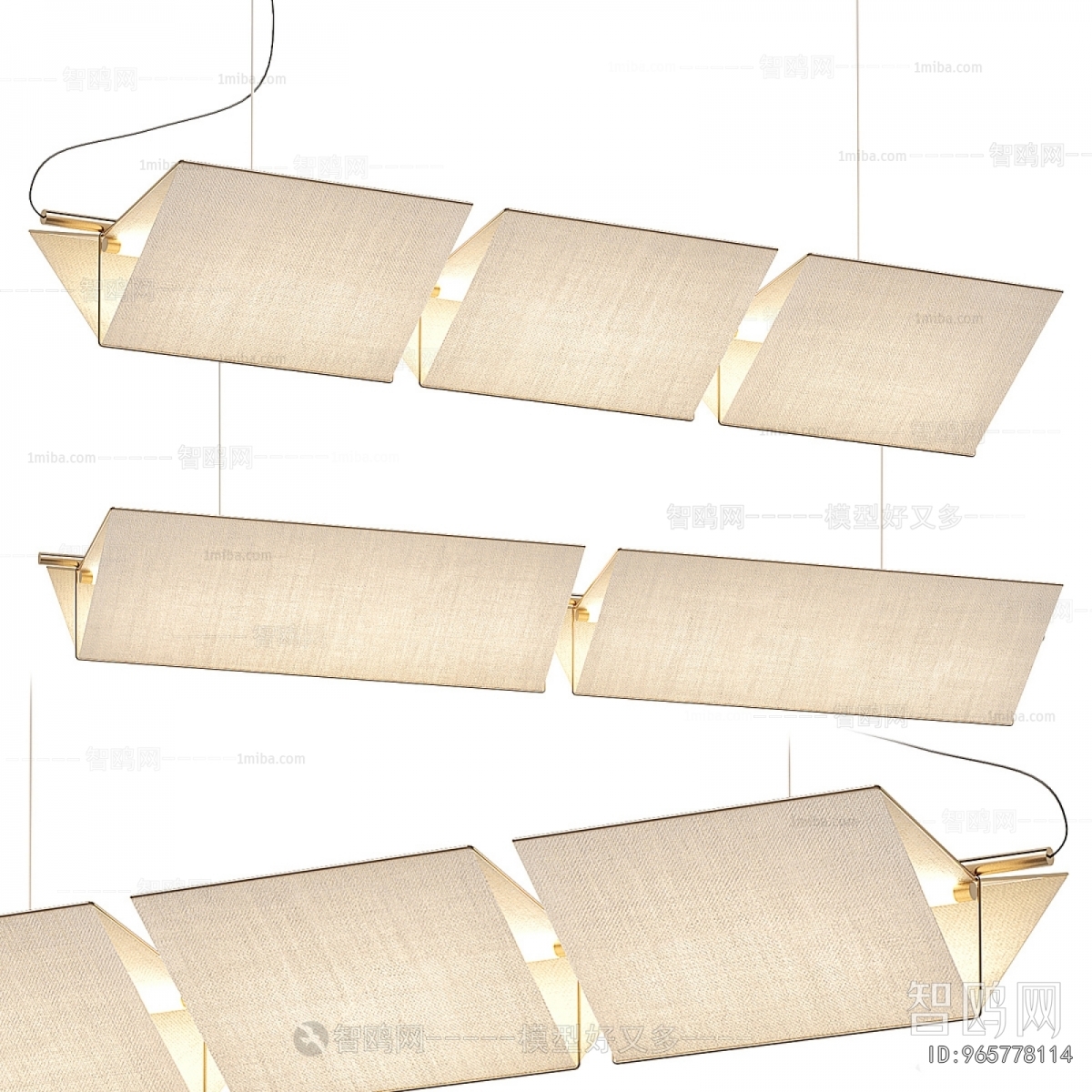 Modern Long Chandelier