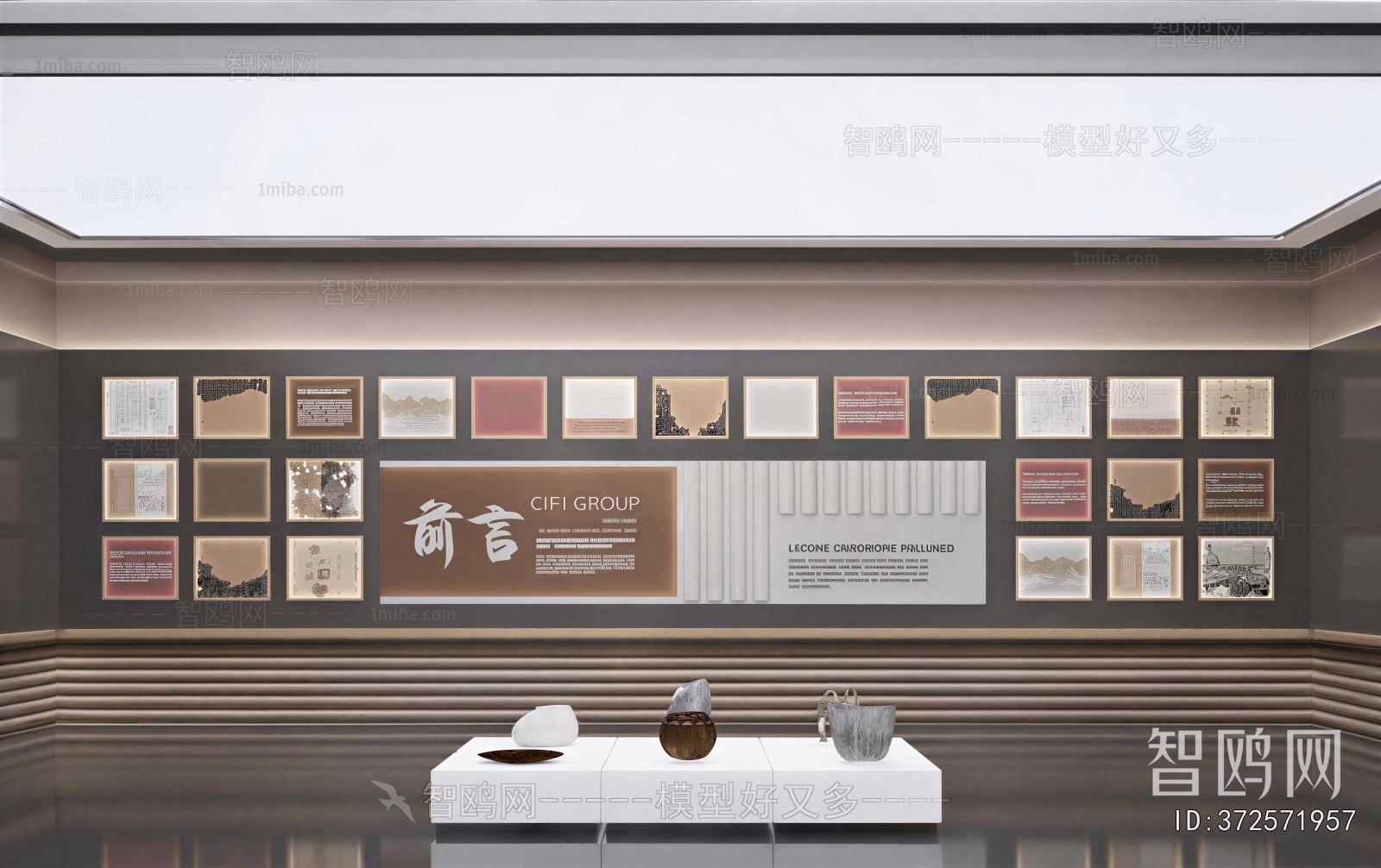 New Chinese Style Exhibition Hall