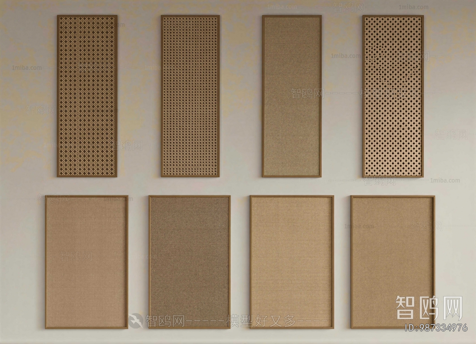 Wabi-sabi Style Wall Panel