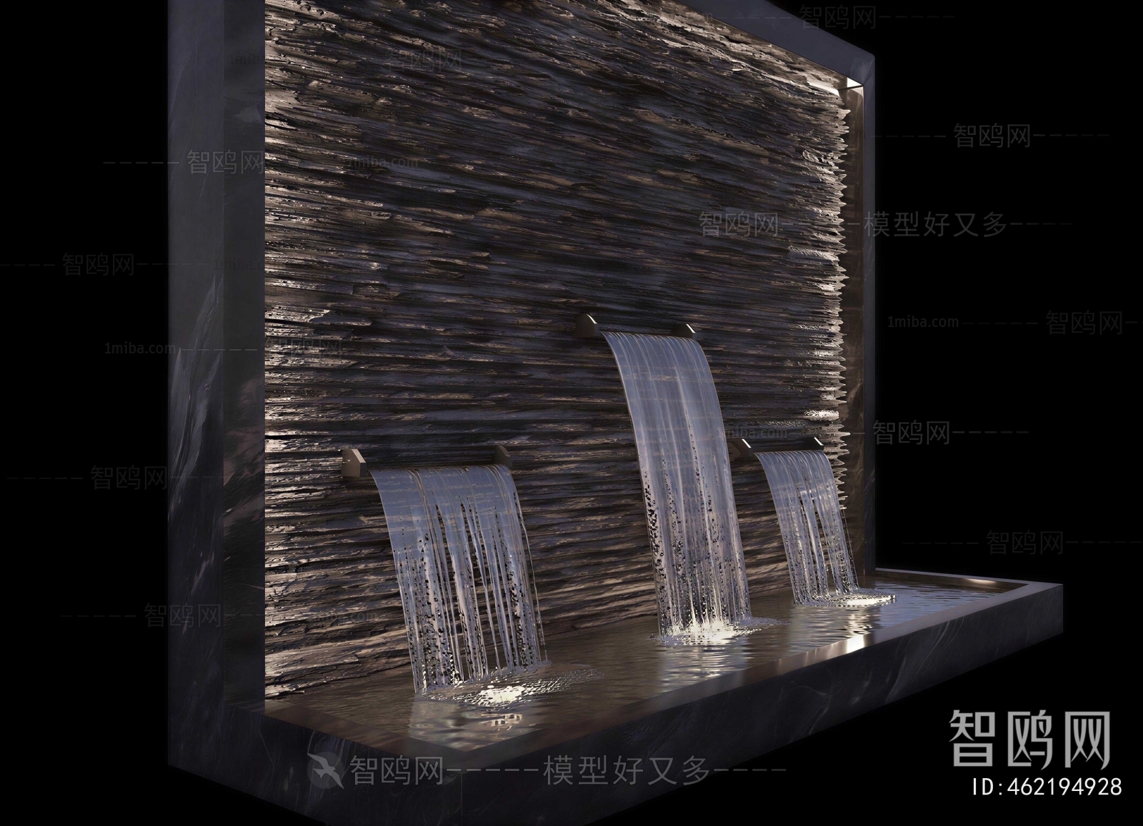 New Chinese Style Rockery Waterscape