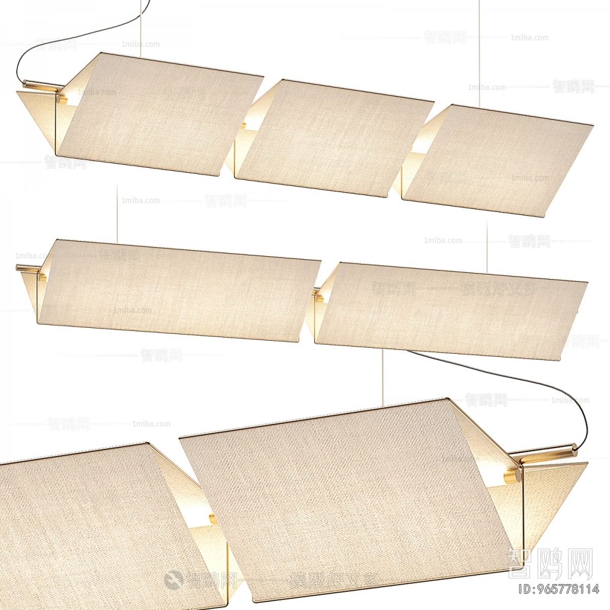 Modern Long Chandelier