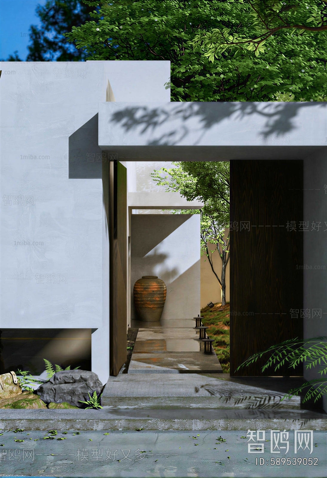 New Chinese Style Courtyard/landscape