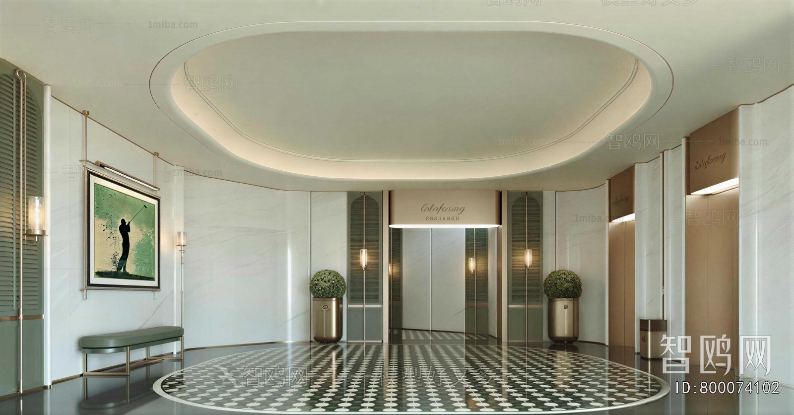 Modern Elevator Hall