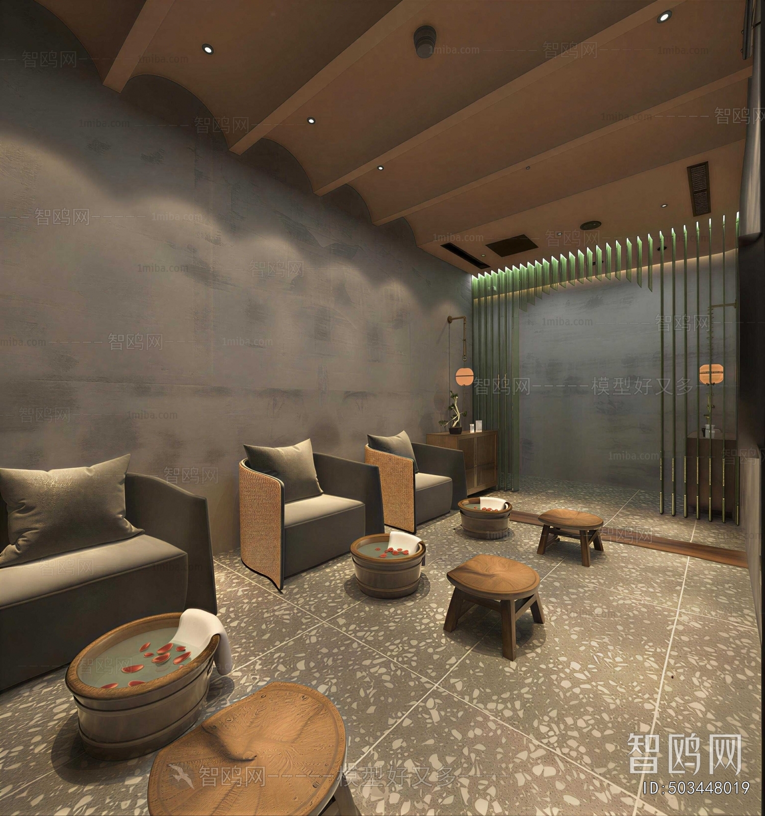 Industrial Style SPA Foot Bath