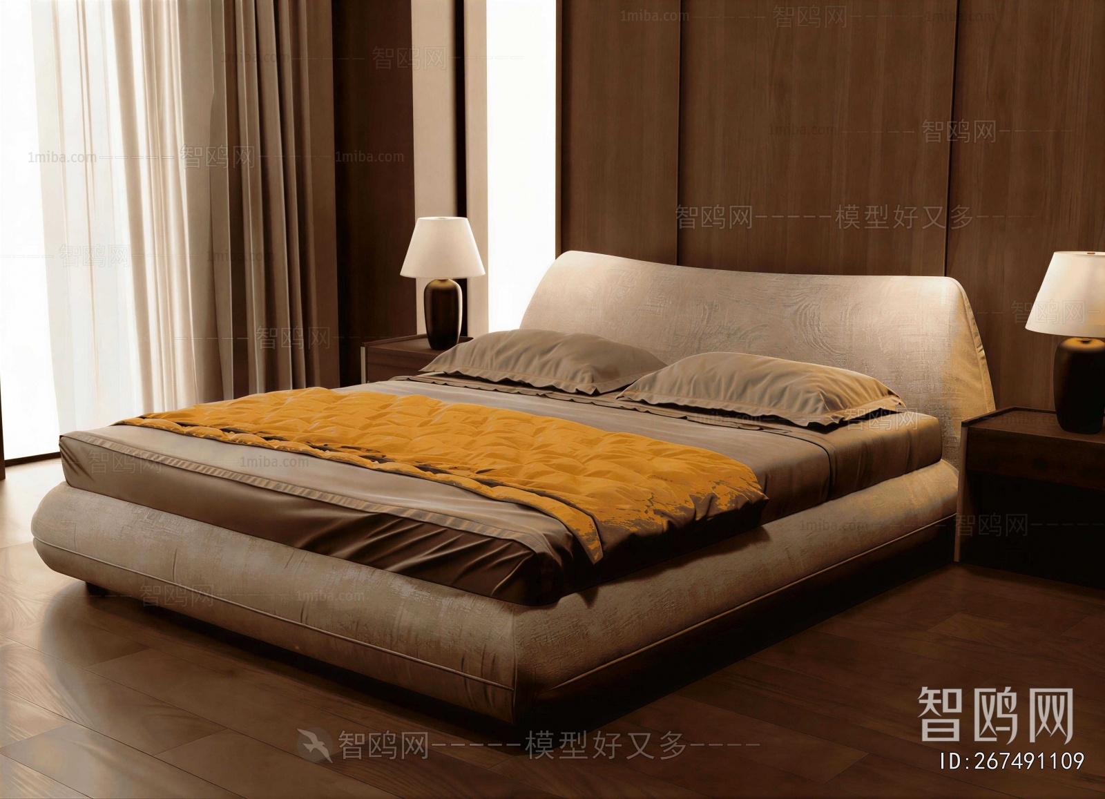 Modern Double Bed