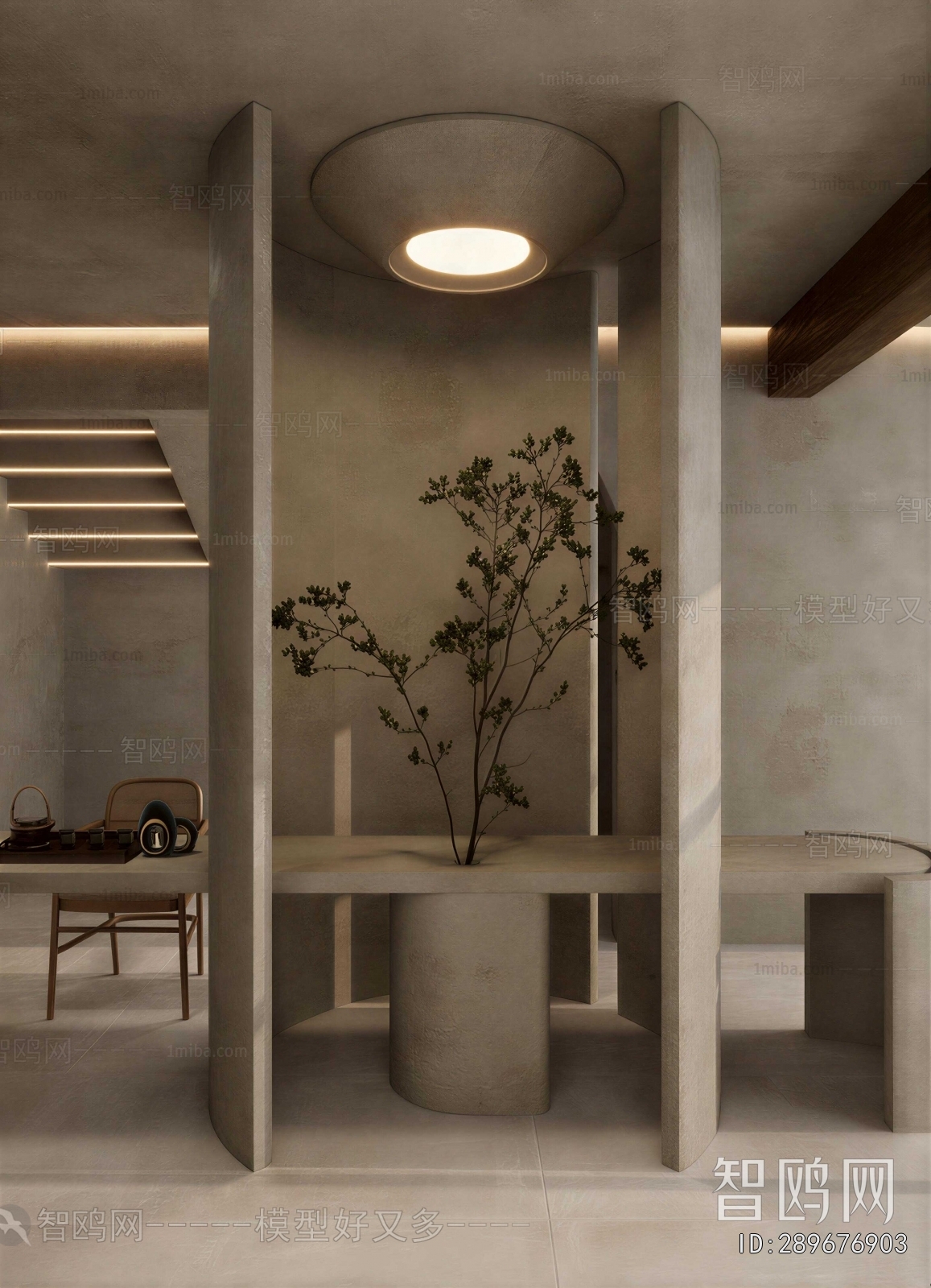 Wabi-sabi Style Hallway