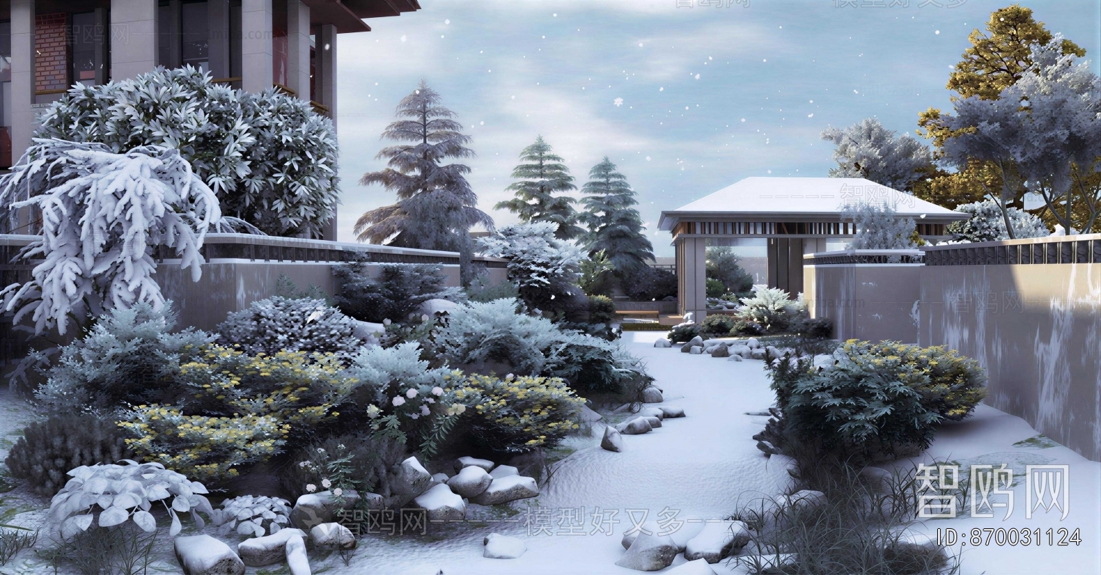 New Chinese Style Courtyard/landscape