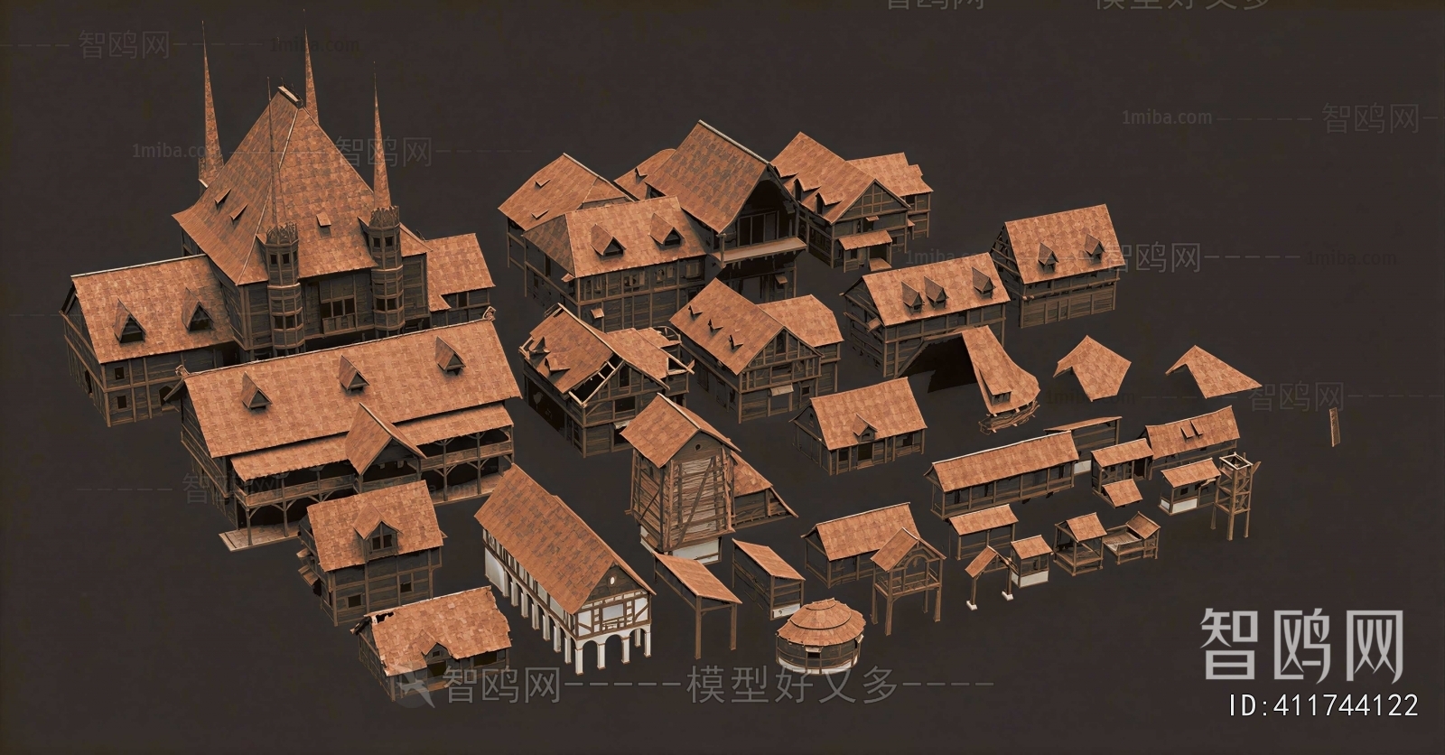 Chinese Style Appearance Of Commercial Building