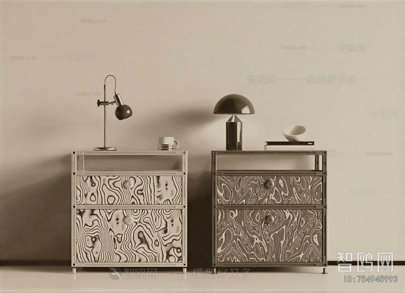 Modern Bedside Cupboard