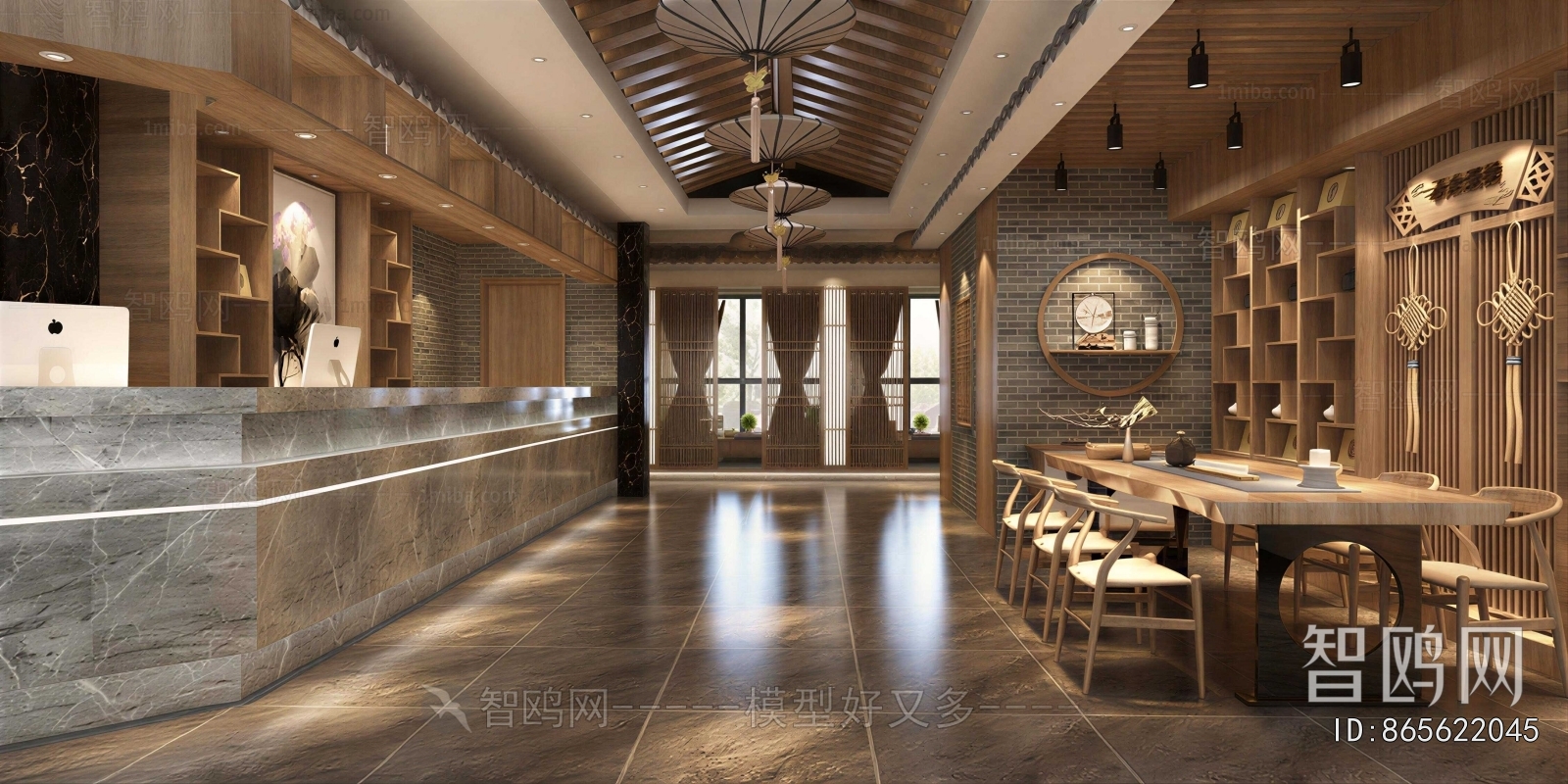 New Chinese Style Teahouse Tea House