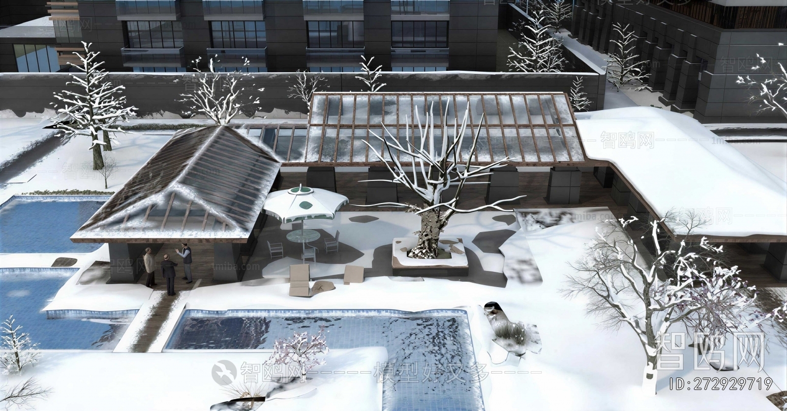 New Chinese Style Courtyard/landscape