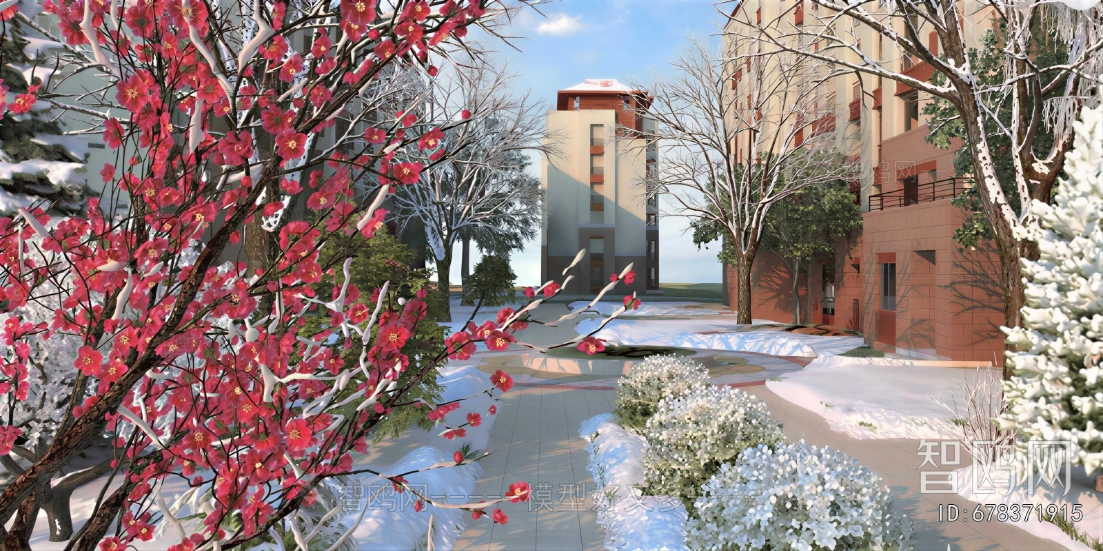 New Chinese Style Courtyard/landscape