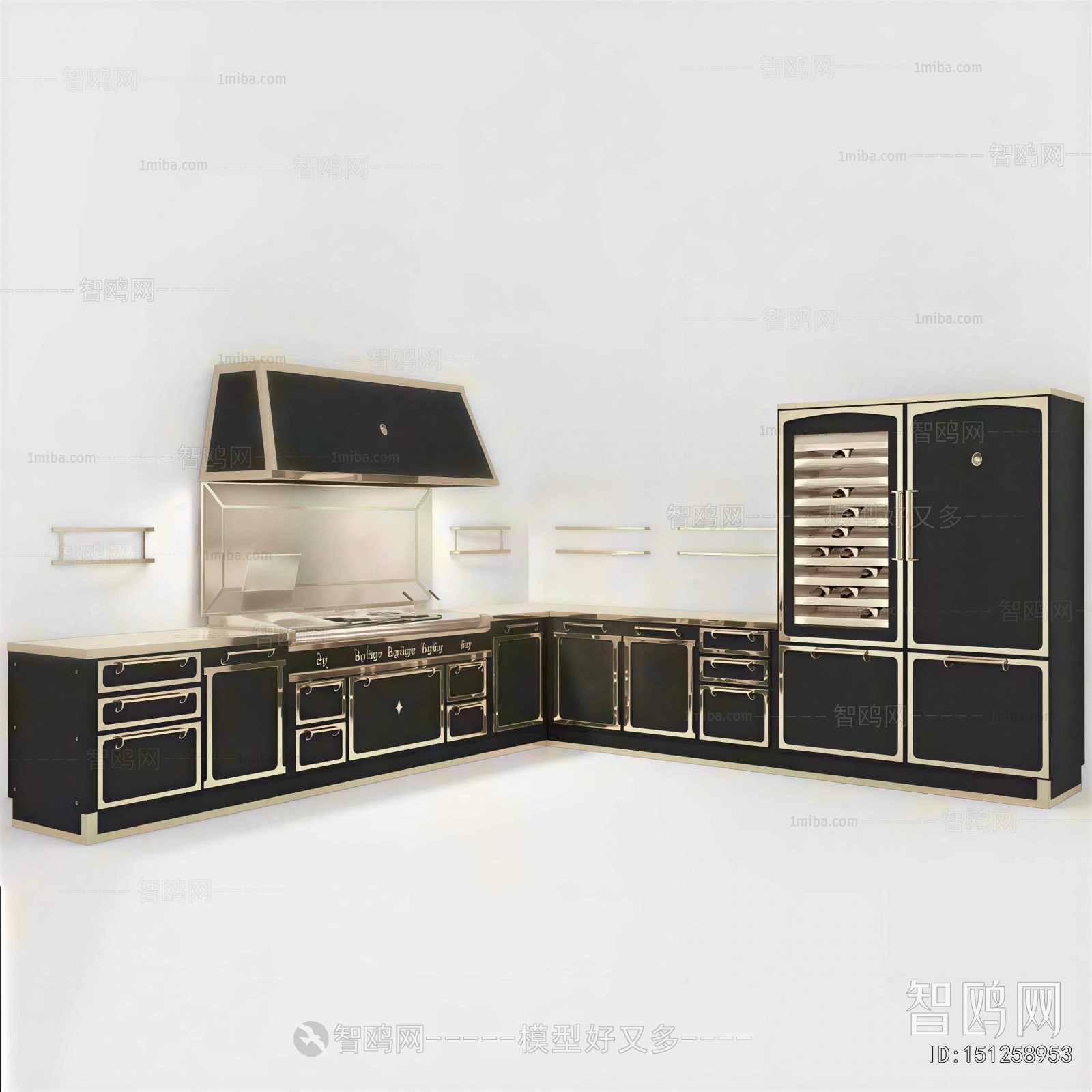 New Classical Style Kitchen Cabinet