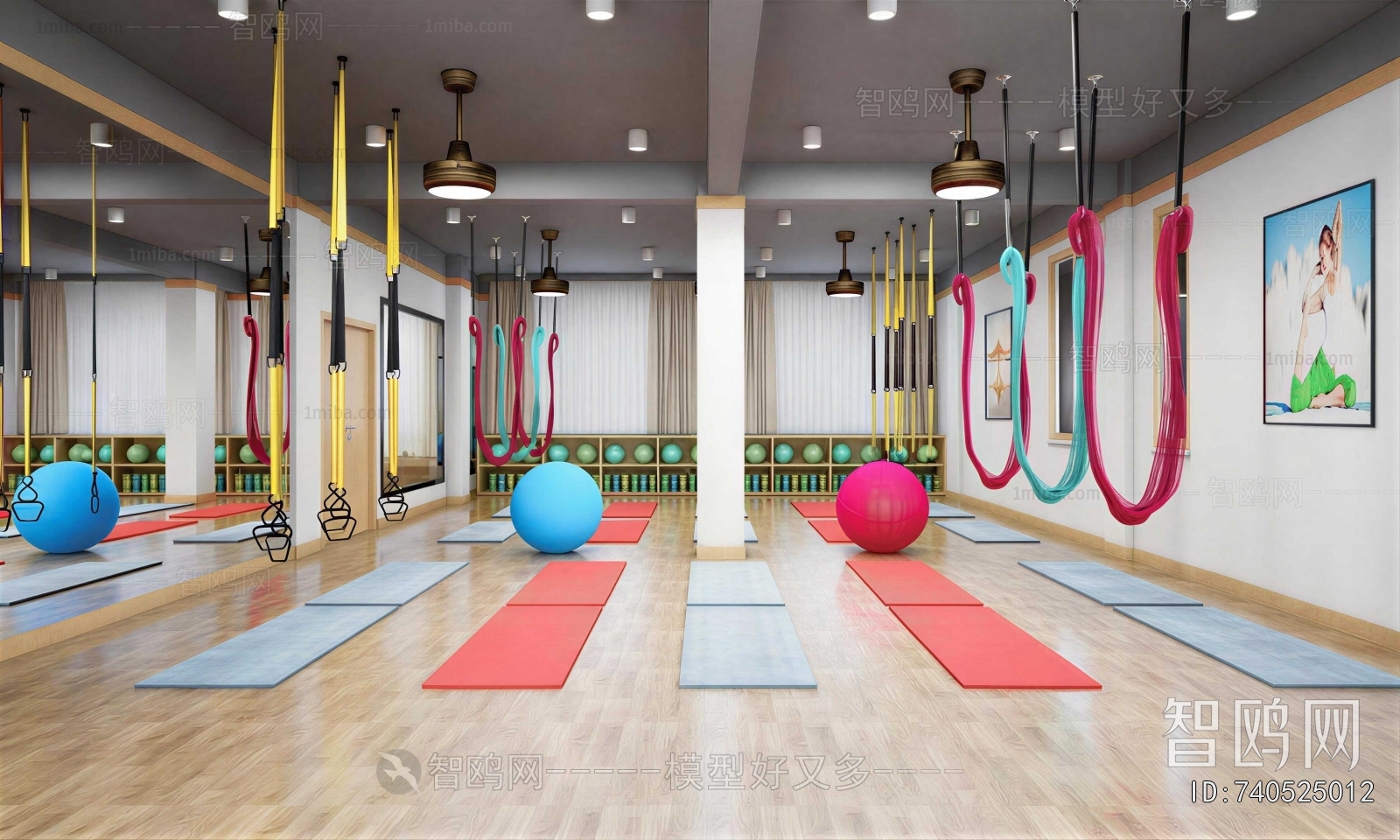 Modern Yoga Room