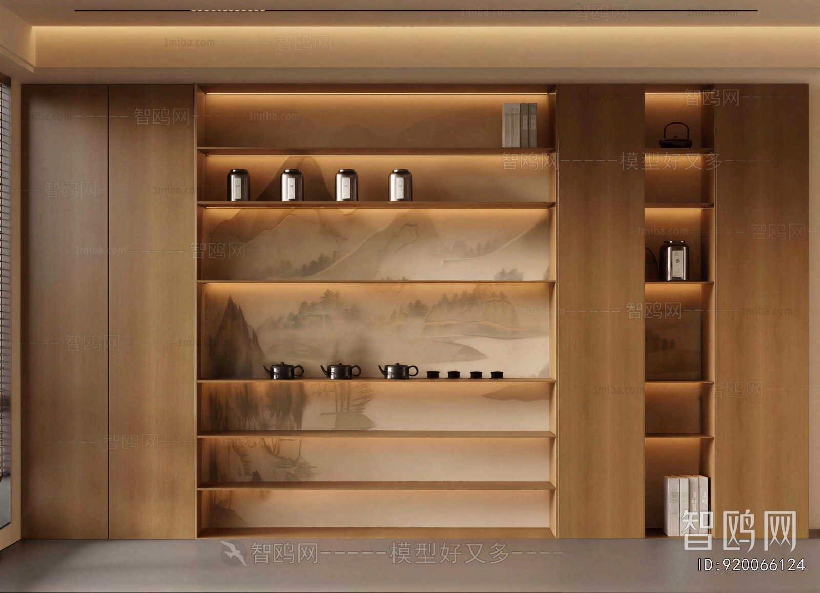 New Chinese Style Decorative Cabinet