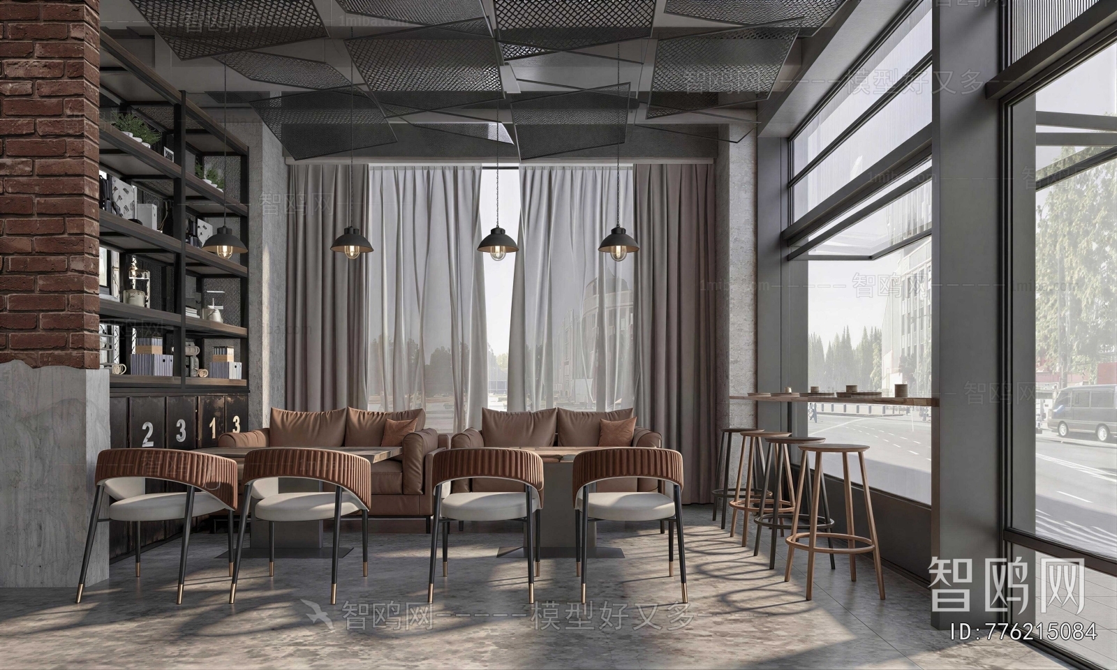 Industrial Style Cafe