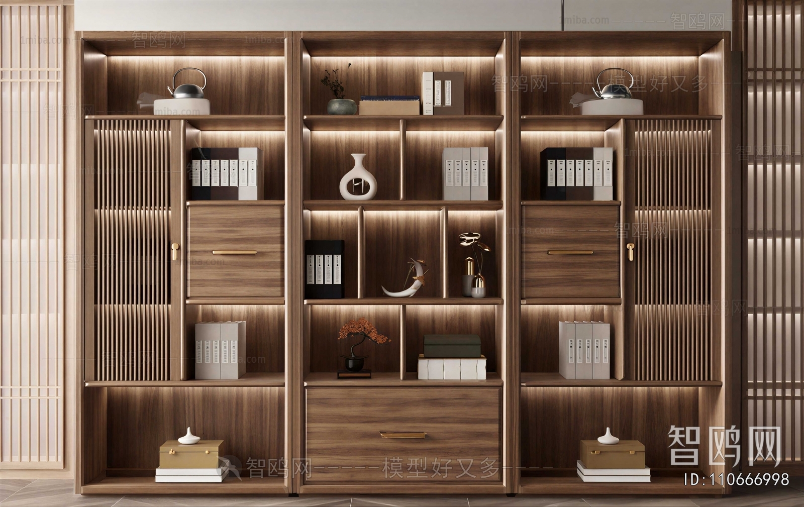 New Chinese Style Bookcase