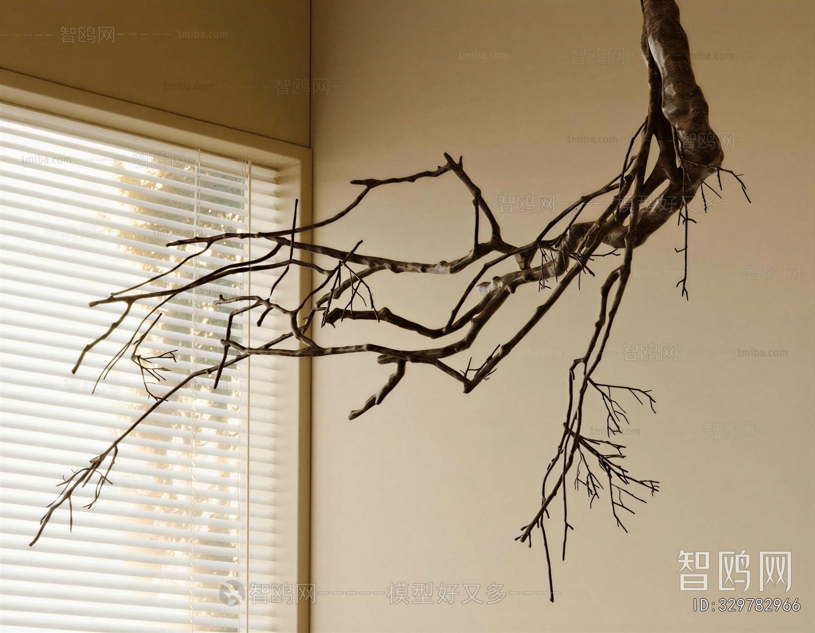 Wabi-sabi Style Dried Branch