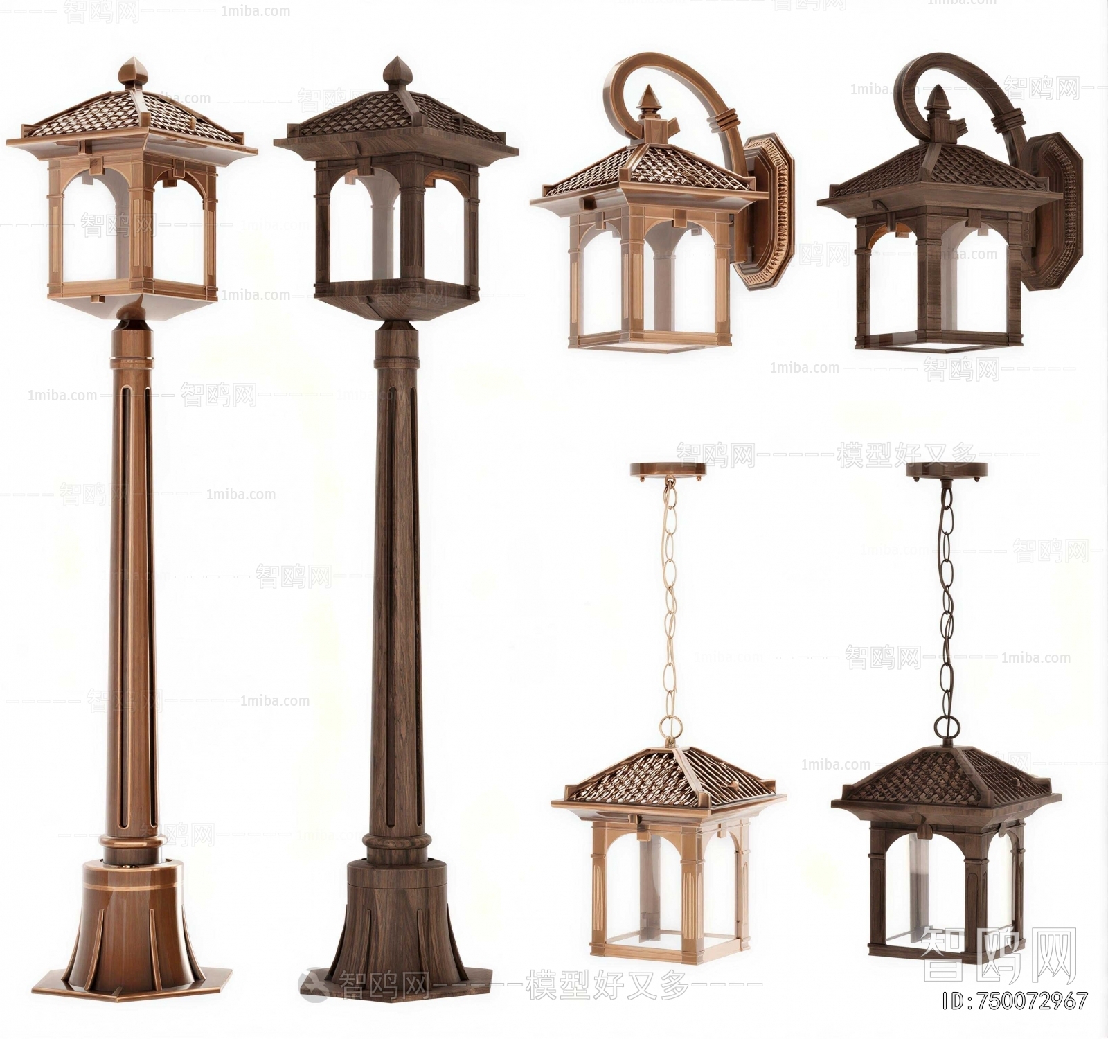 New Chinese Style Outdoor Light