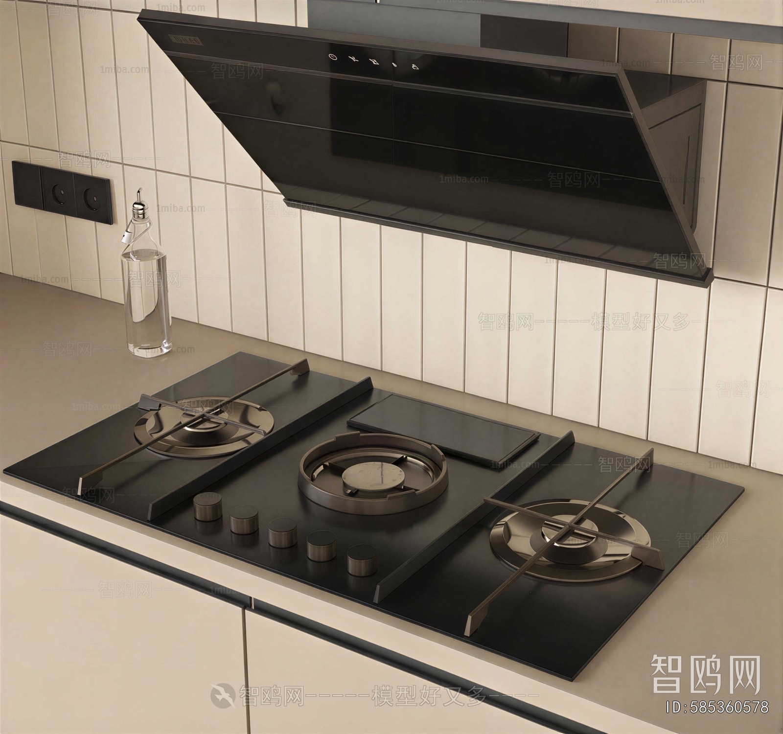 Modern Kitchen Electric Gas Range
