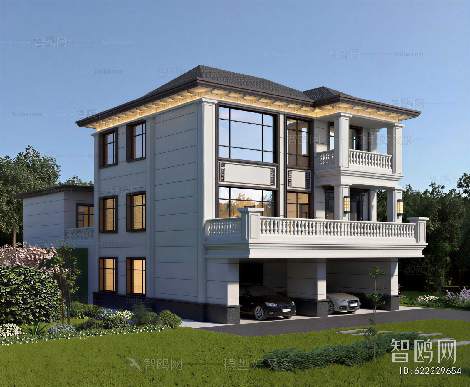 New Chinese Style Detached Villa