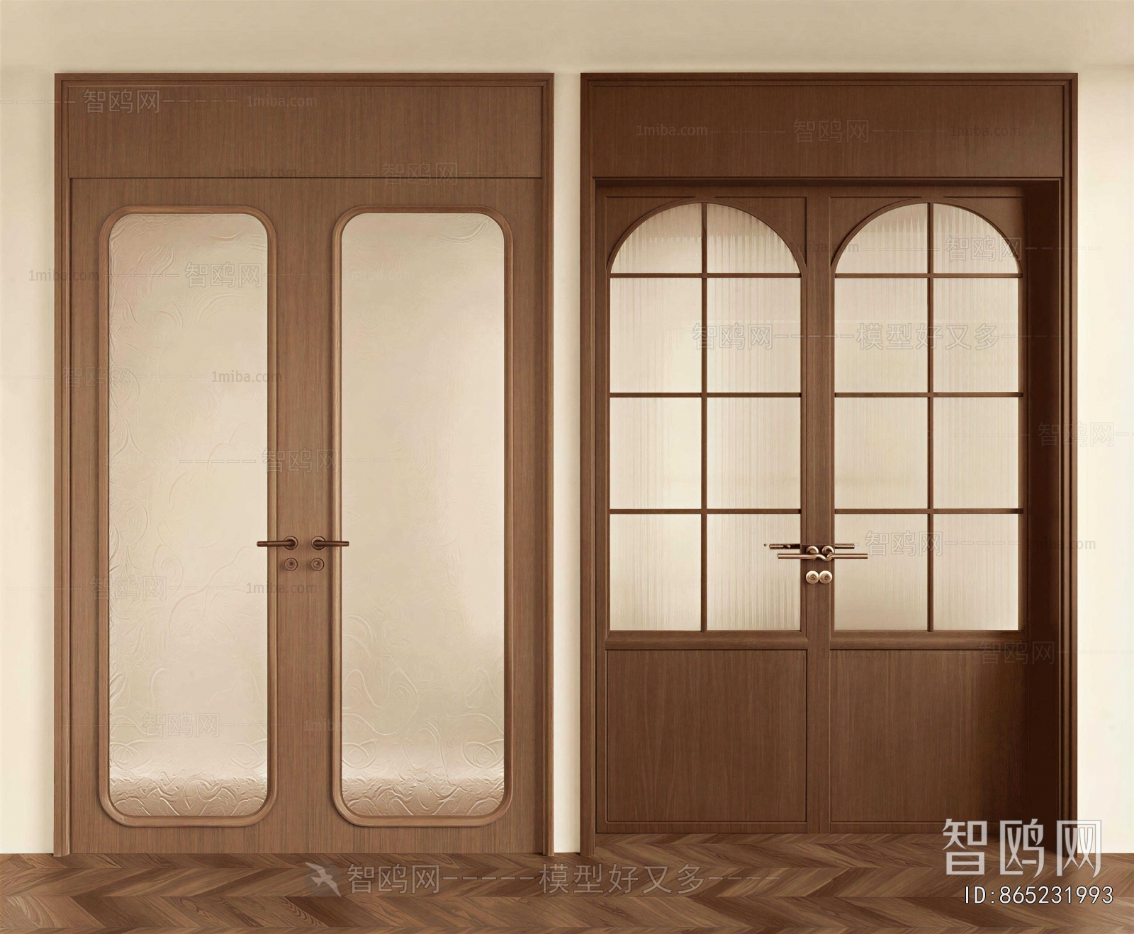 Modern Double Door