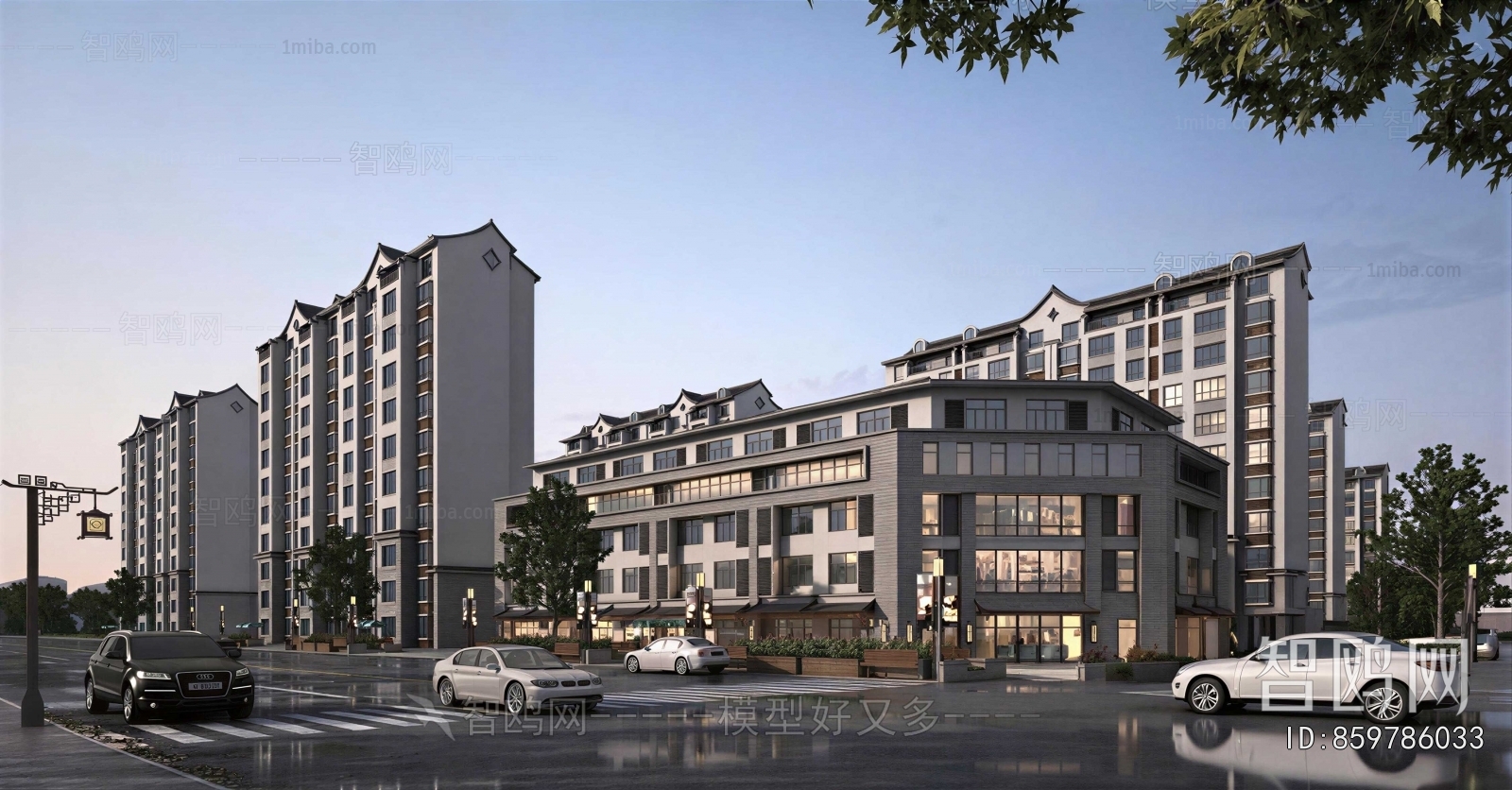 New Chinese Style Commercial Street