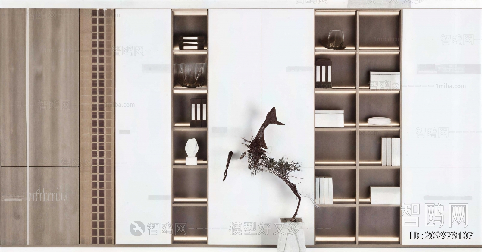 New Chinese Style Bookcase