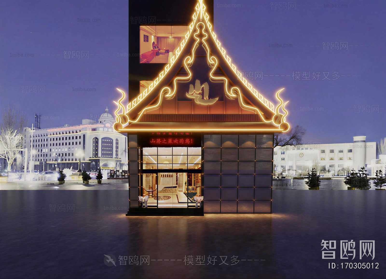 Southeast Asian Style Facade Element