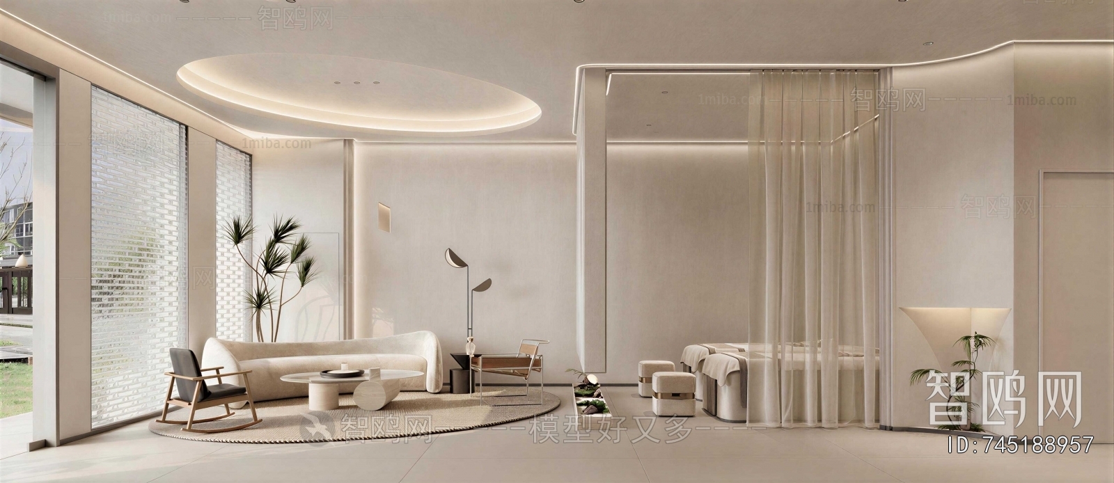 Wabi-sabi Style Beauty Salon