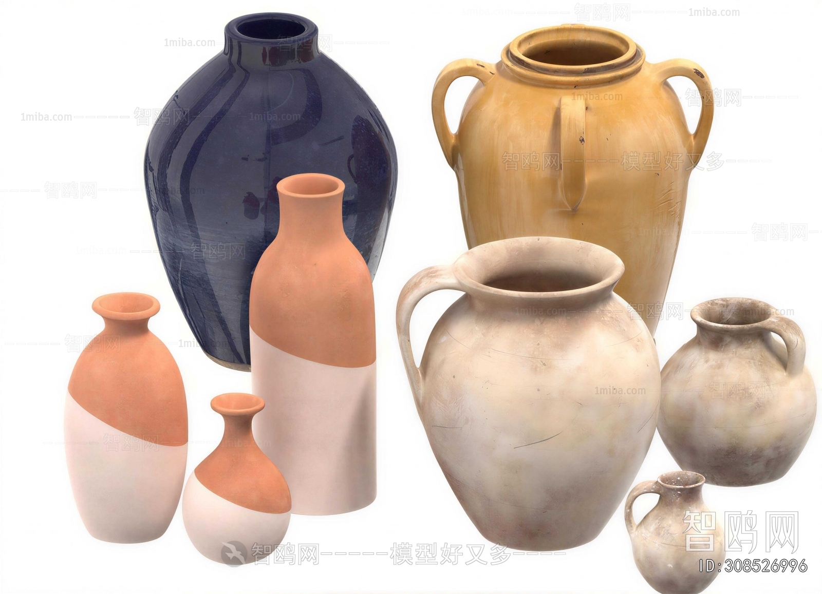 Wabi-sabi Style Clay Pot