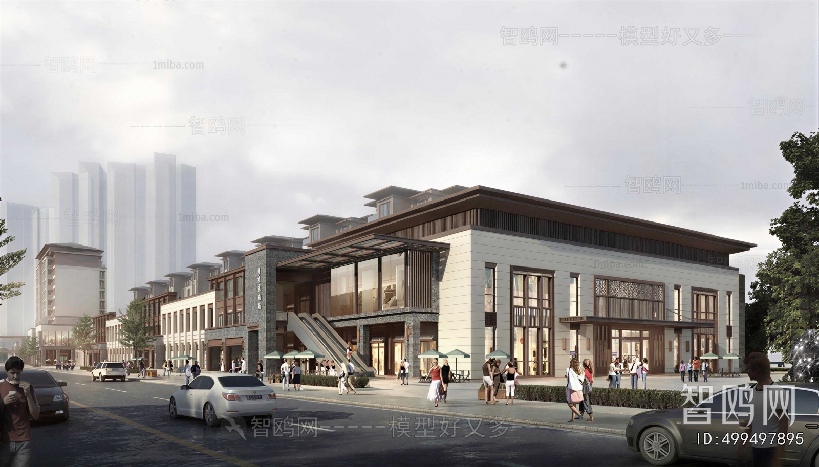 New Chinese Style Commercial Street
