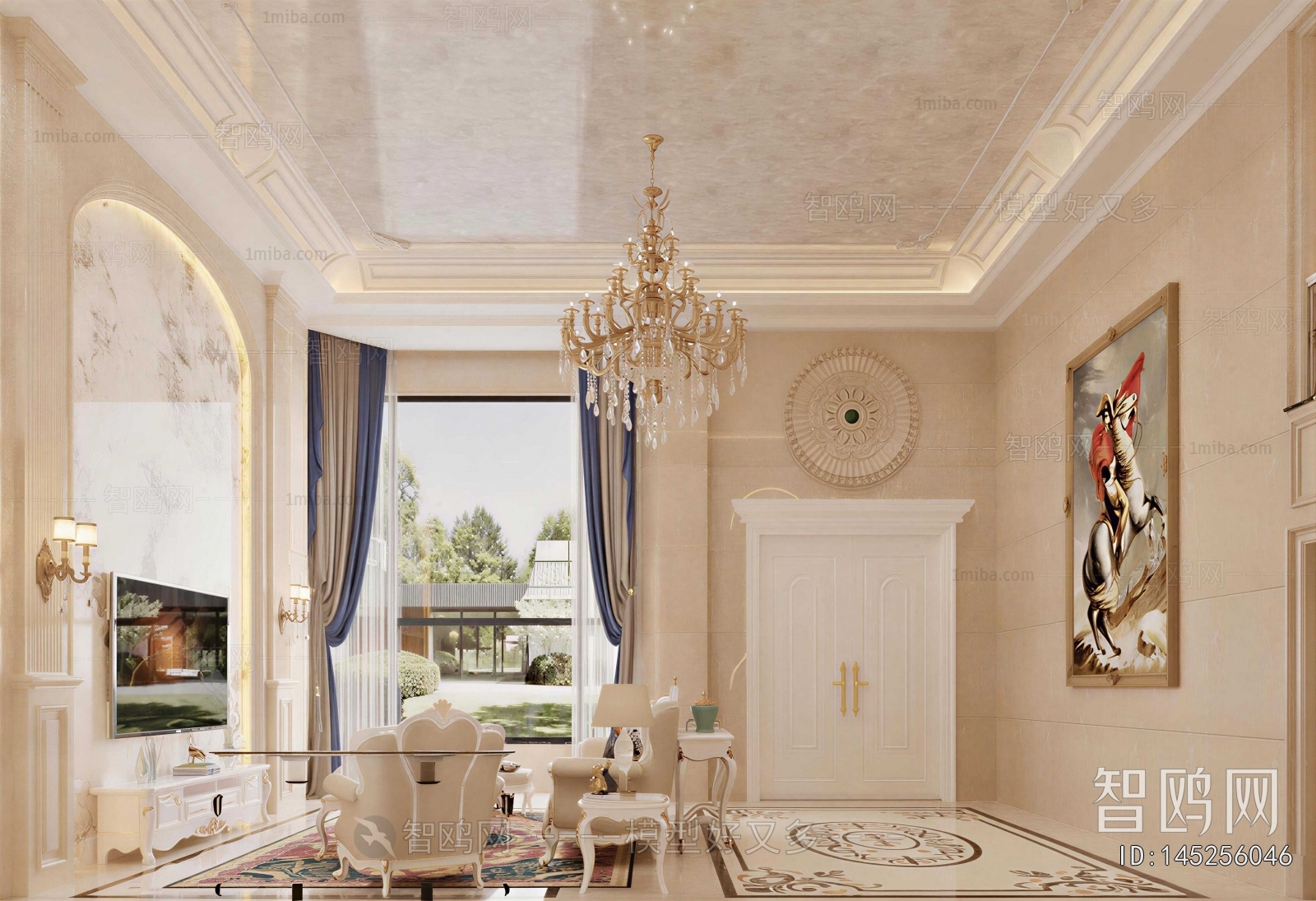 European Style A Living Room