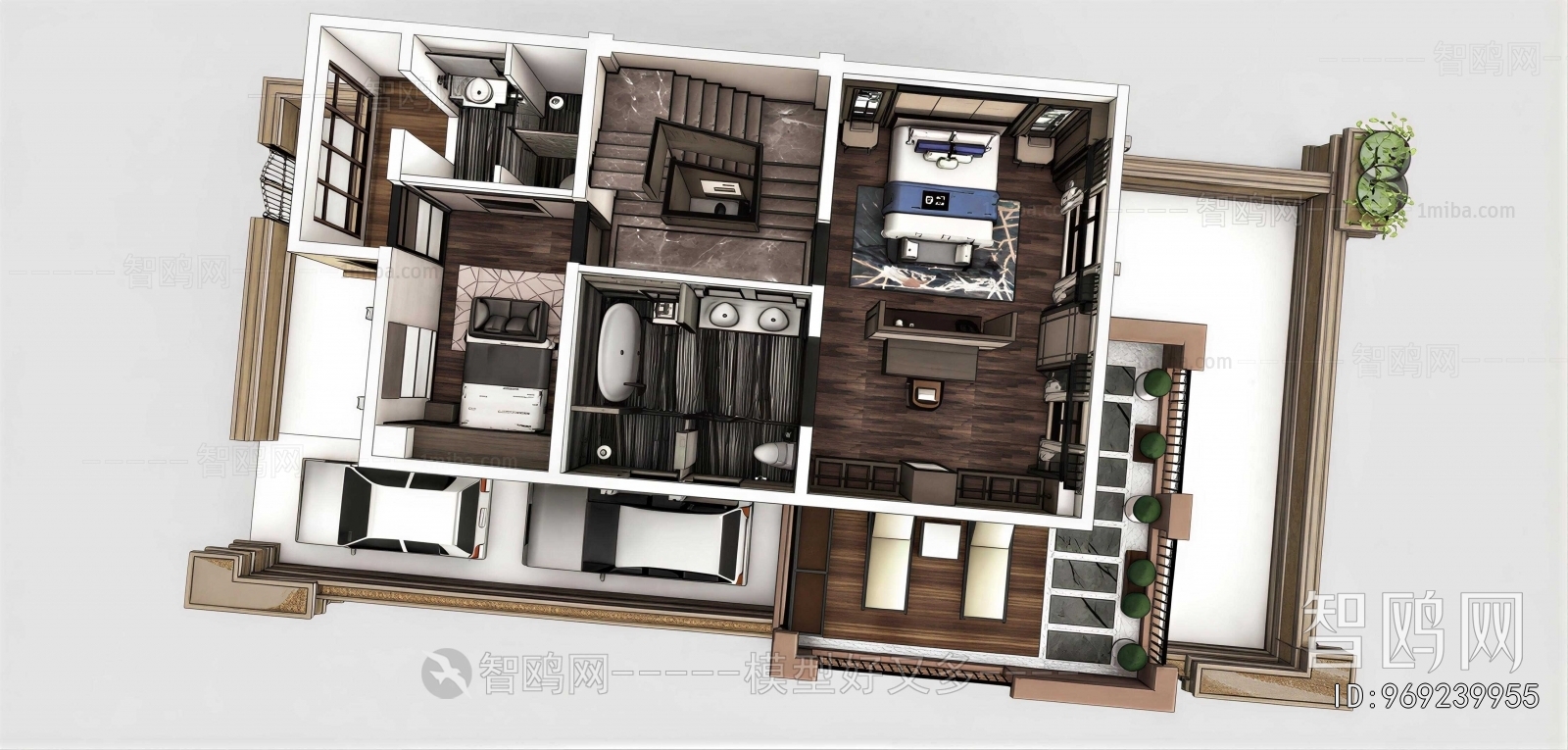 New Chinese Style A Bird's-eye View Of Home Decoration
