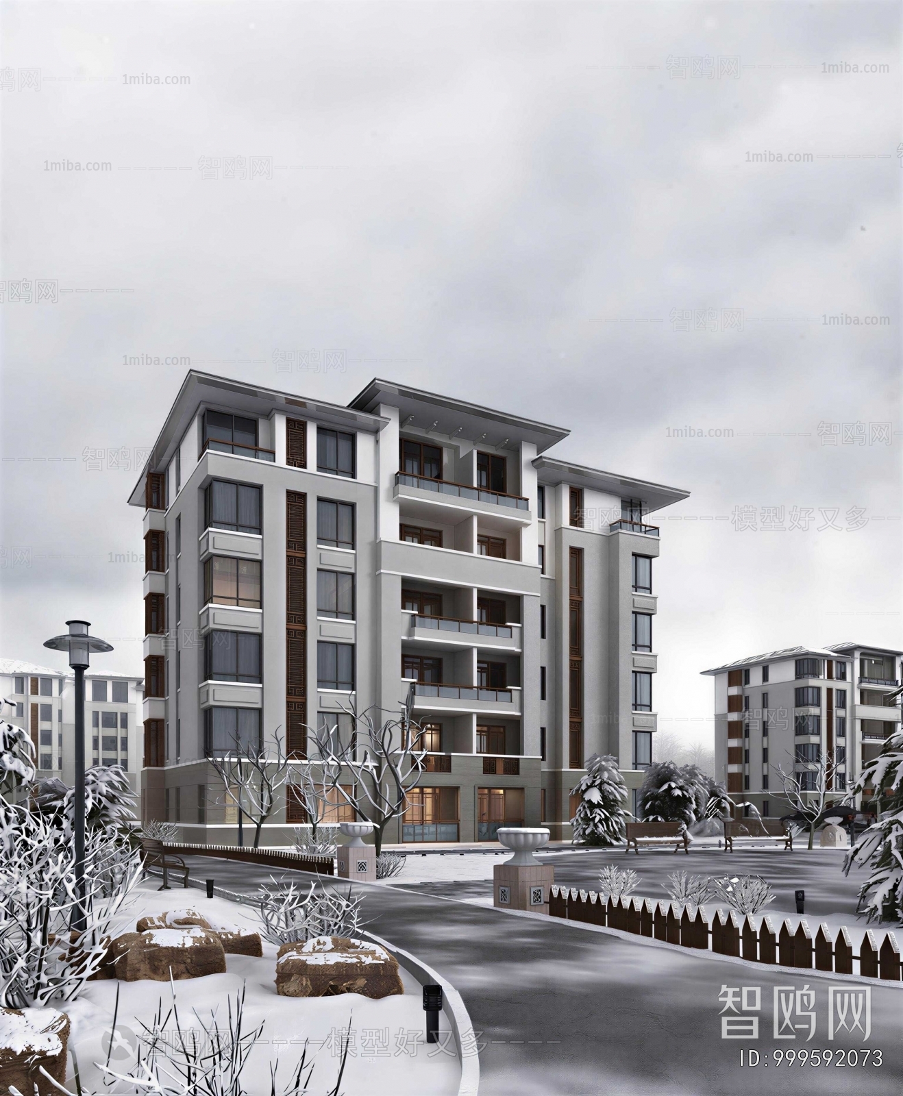 New Chinese Style Residential Building