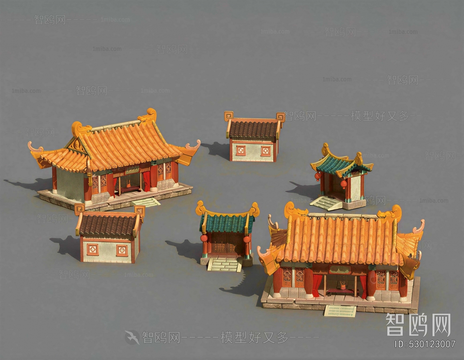 Chinese Style Ancient Architectural Buildings