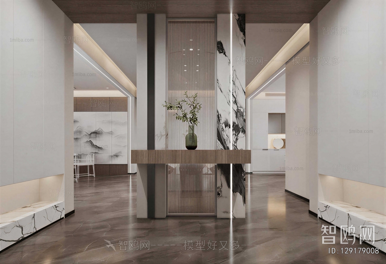 New Chinese Style Hallway