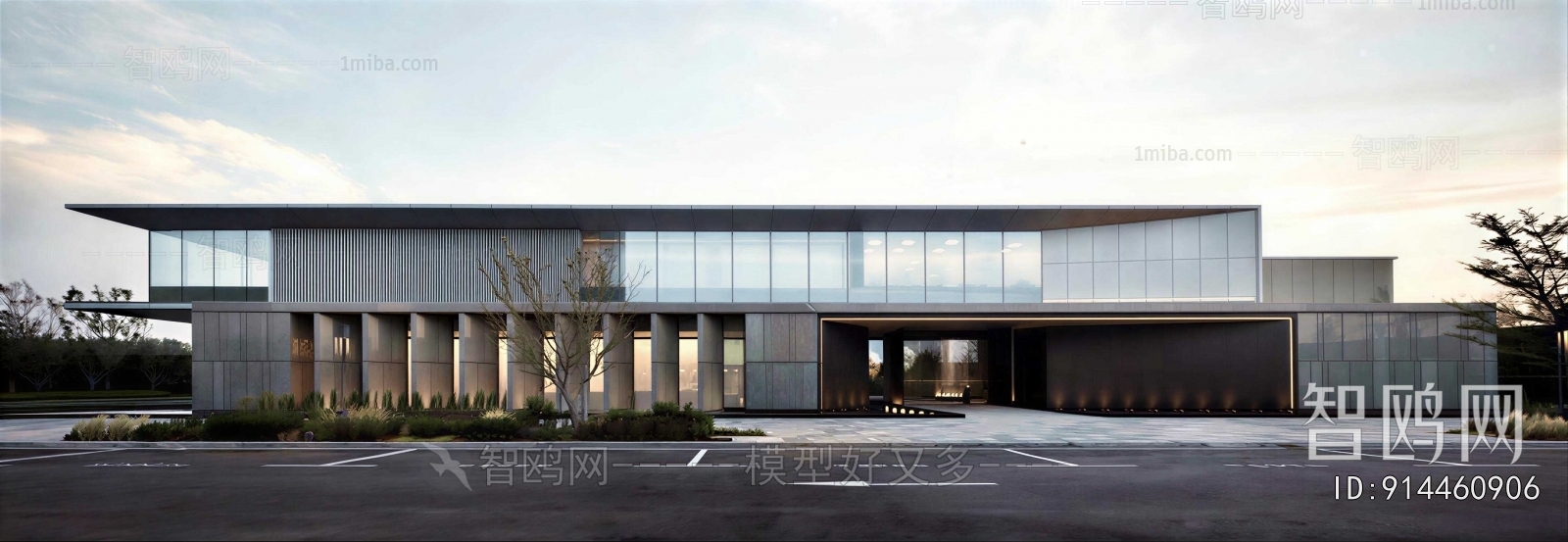 Modern Appearance Of Commercial Building