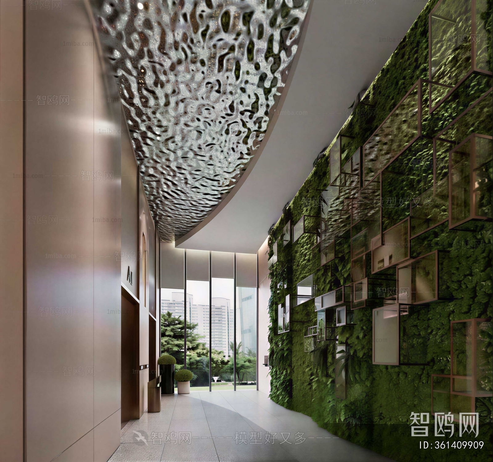 Modern Elevator Hall