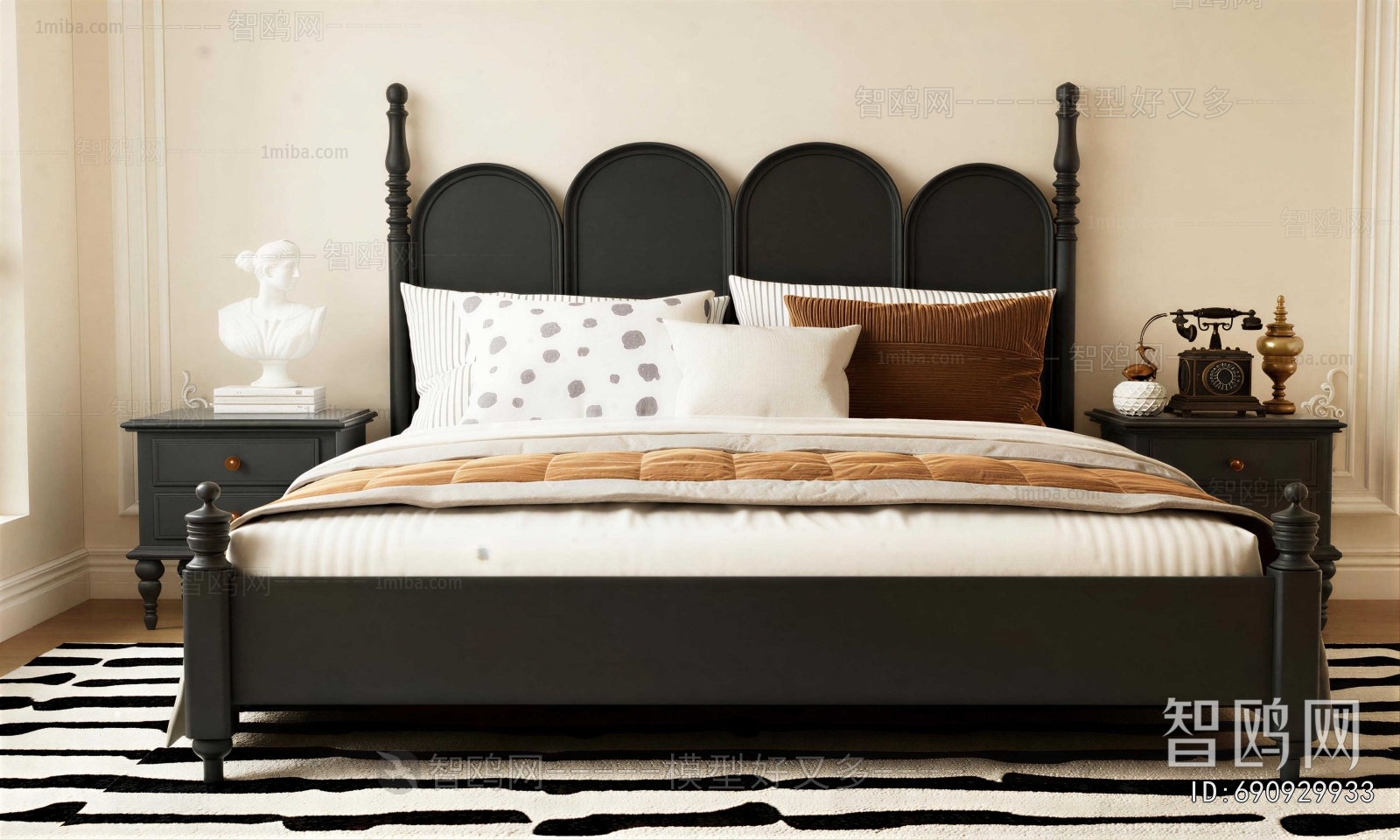American Style Double Bed