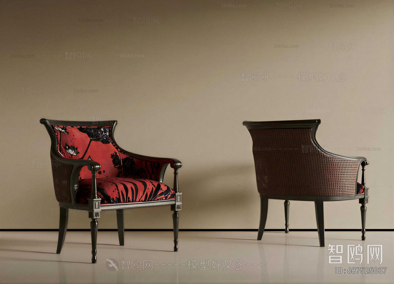 Retro Style Single Sofa