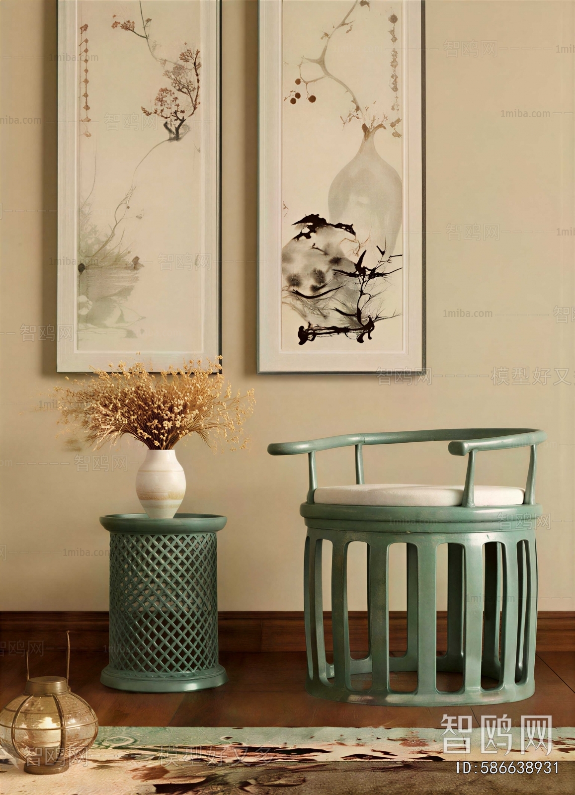 New Chinese Style Lounge Chair