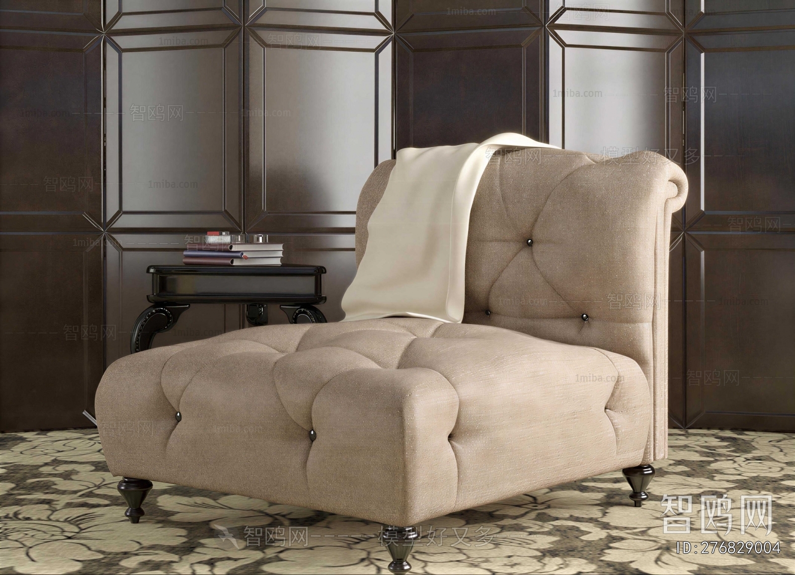 New Classical Style Single Sofa